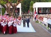 Disambut Upacara Kenegaraan, Kunjungan PM Anutin Charnvirakul Perkuat Hubungan Indonesia-Thailand. 