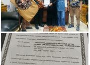 Hj. Trisyulwati Ivonne Makaminan Terima Surat Keberadaan MAUNG Sulawesi Utara dari Johnny Alfriets Alexander Suak, S.E., M.Si.